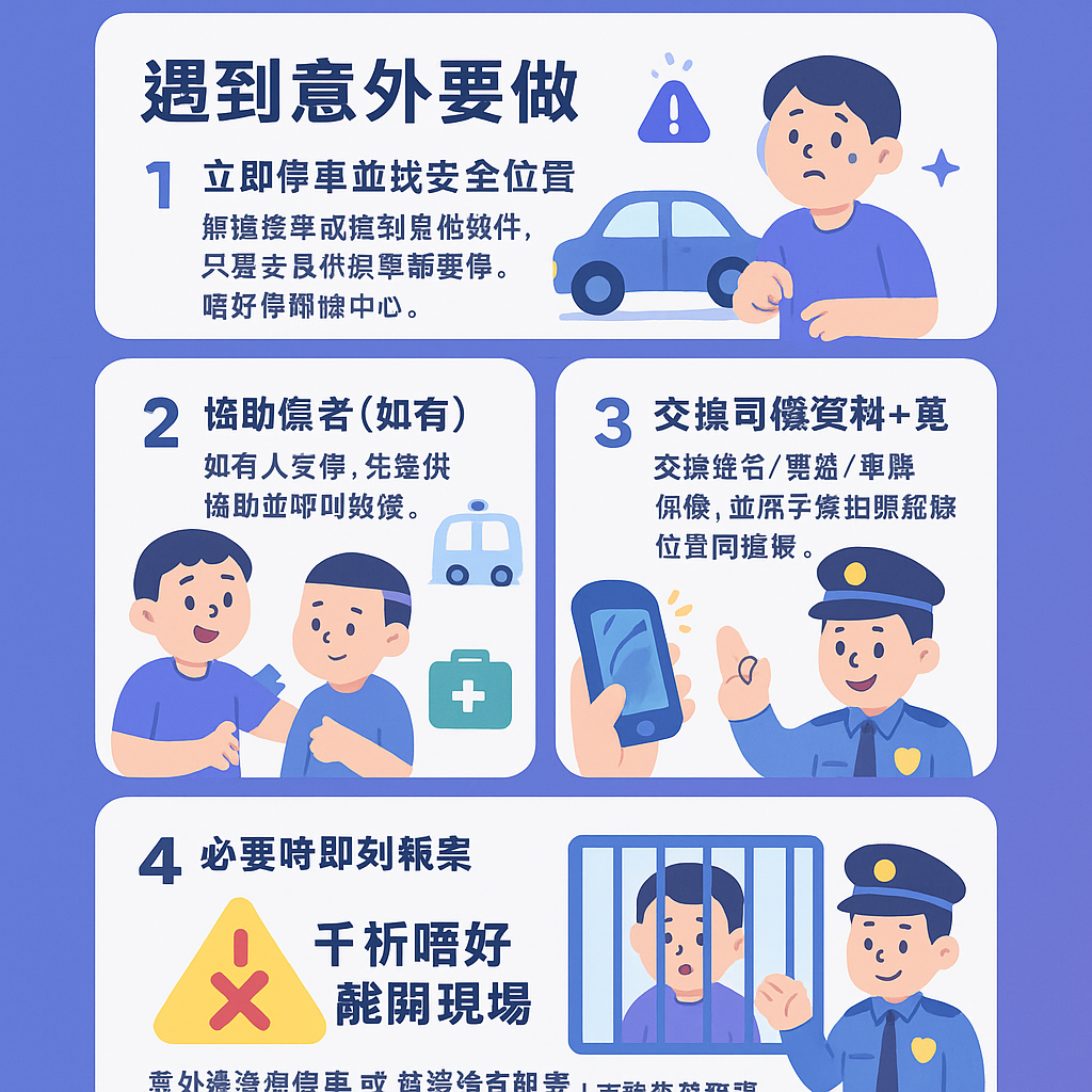 意外後沒有停車及意外後沒有報案 - 監禁
