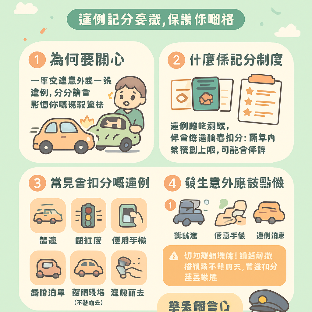 交通意外不顧而去扣分 - 道路安全