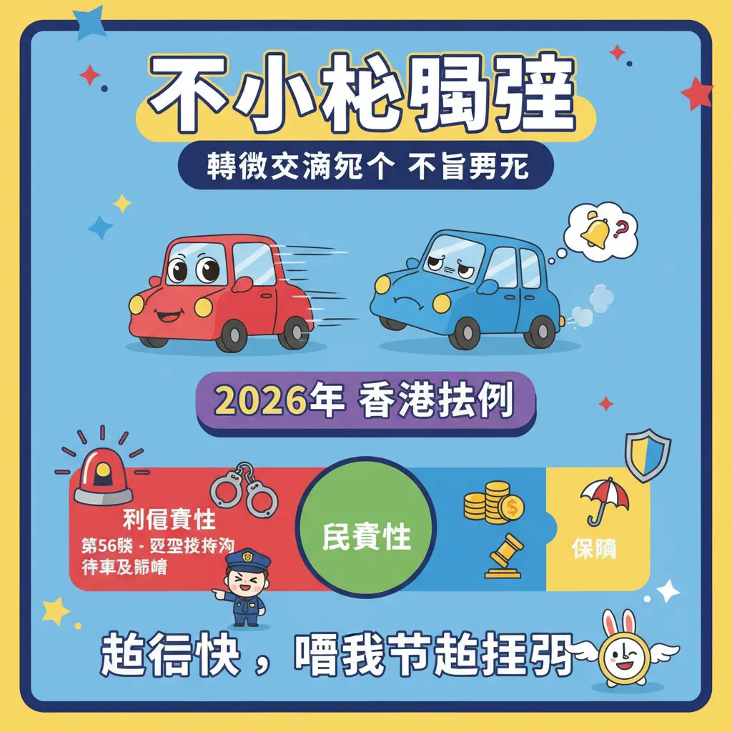 輕微交通意外不顧而去 - 不小心駕駛