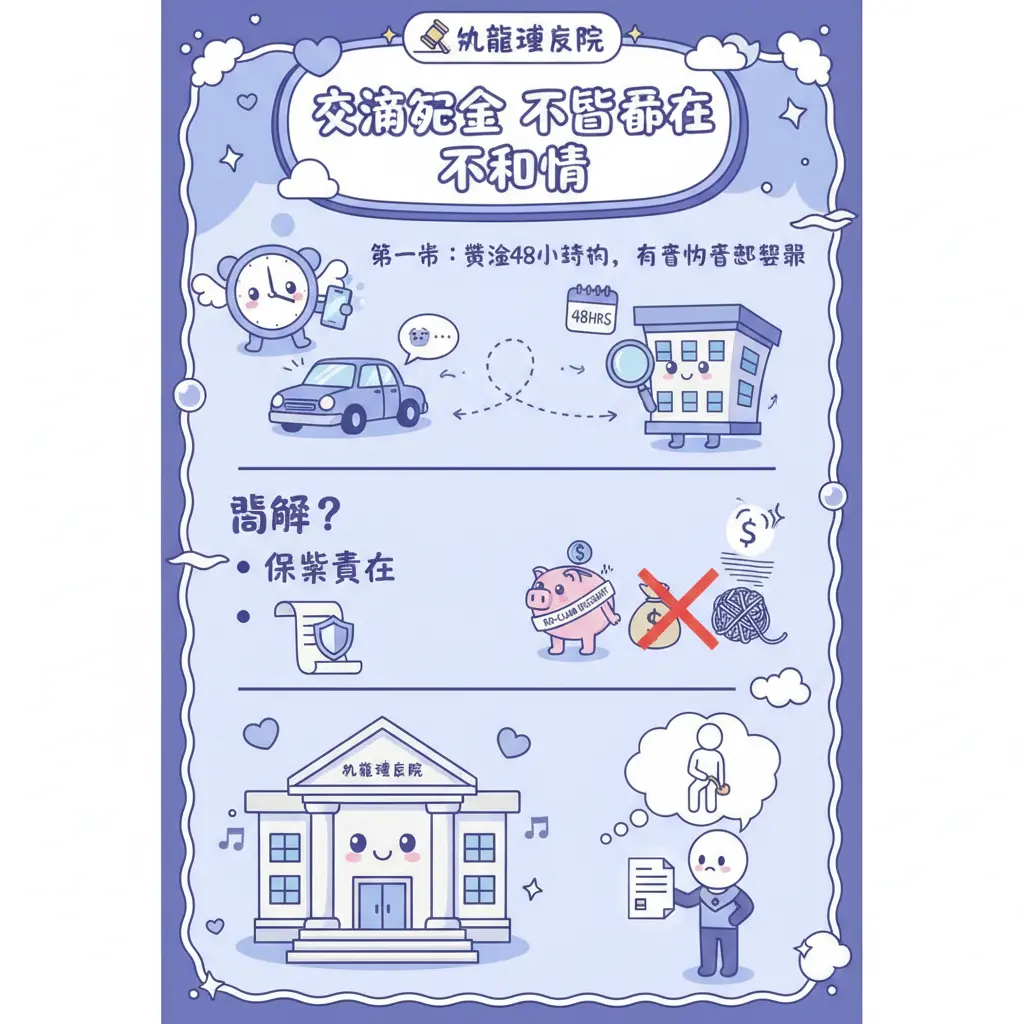 交通意外不顧而去不知情 - 九龍城法院