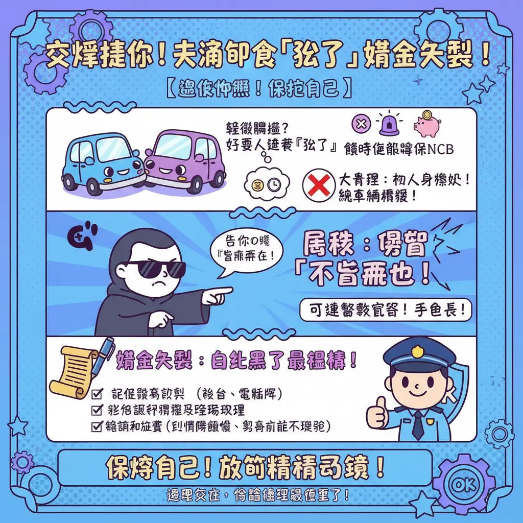 交通意外不顧而去不知情 - 交警