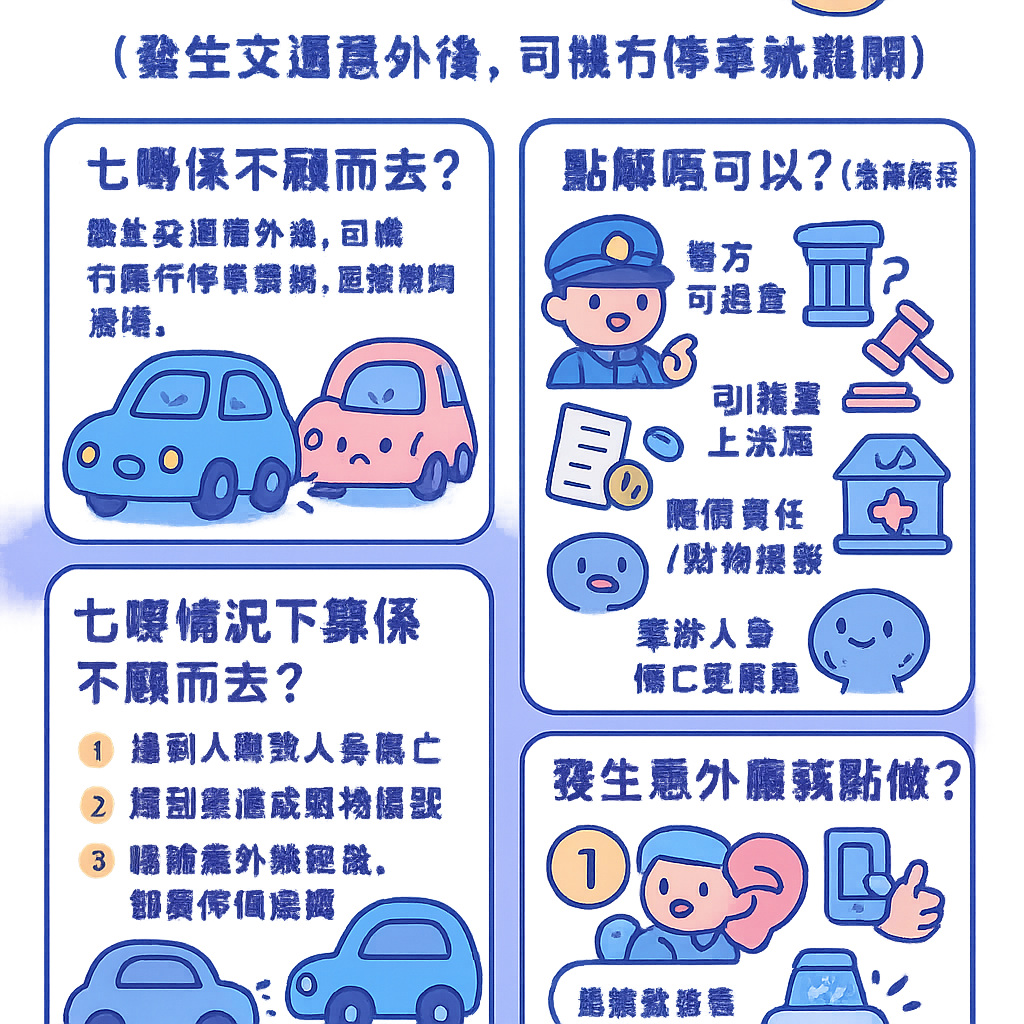 輕微交通意外不顧而去 - 交通意外