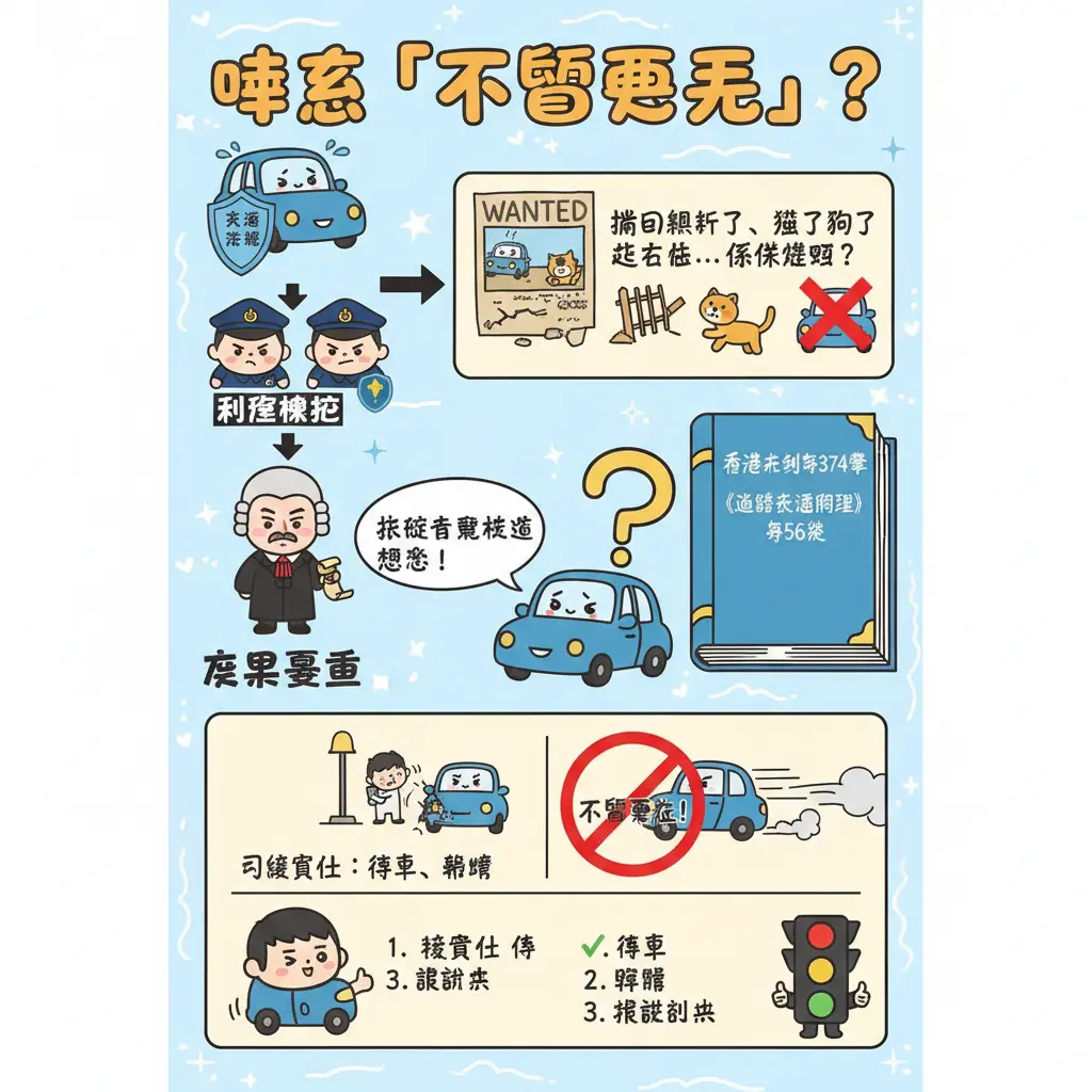 不顧而去刑事 - 交通意外