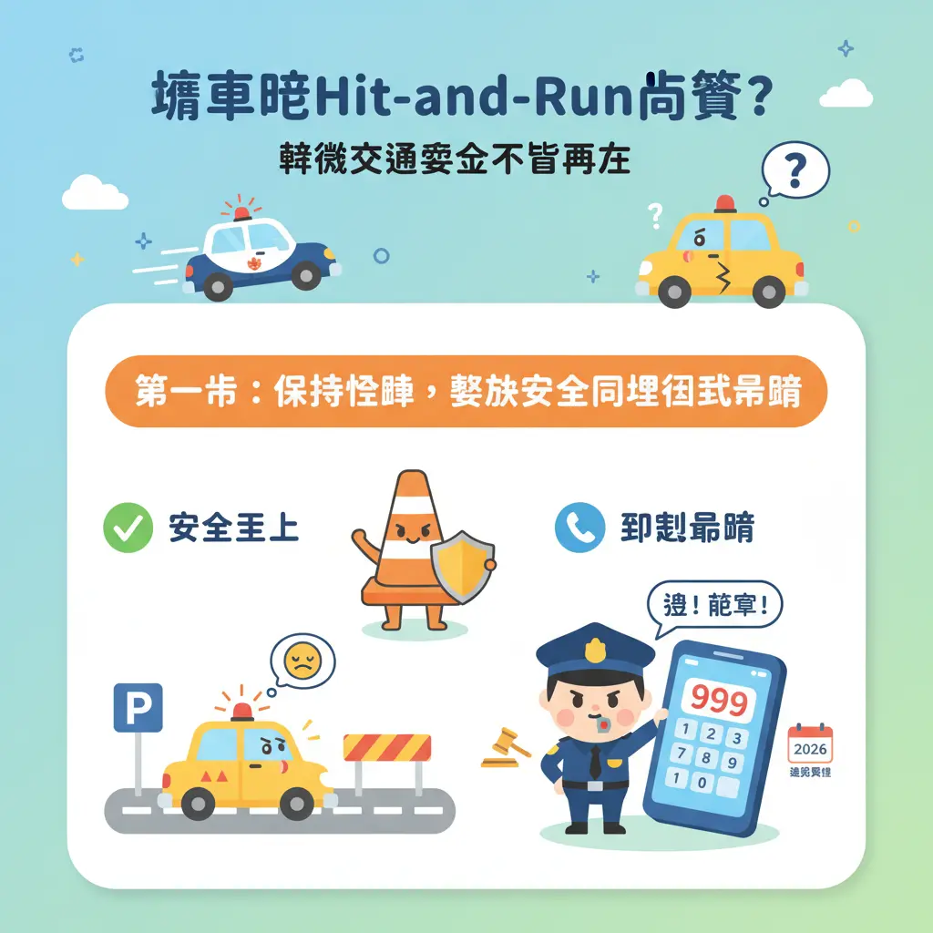 輕微交通意外不顧而去 - 交通意外