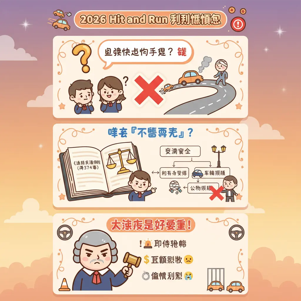 交通意外不顧而去刑罰 - 道路交通條例