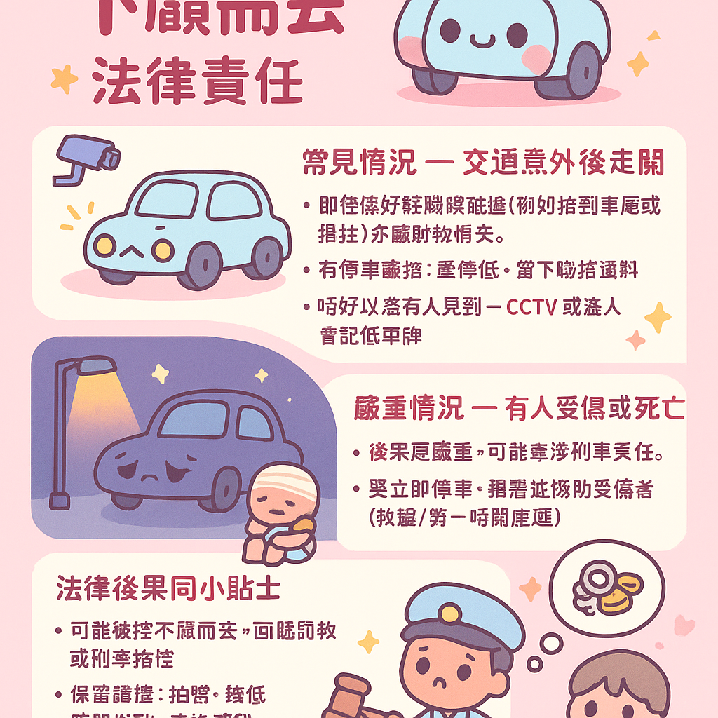 不顧而去刑事 - 法律責任