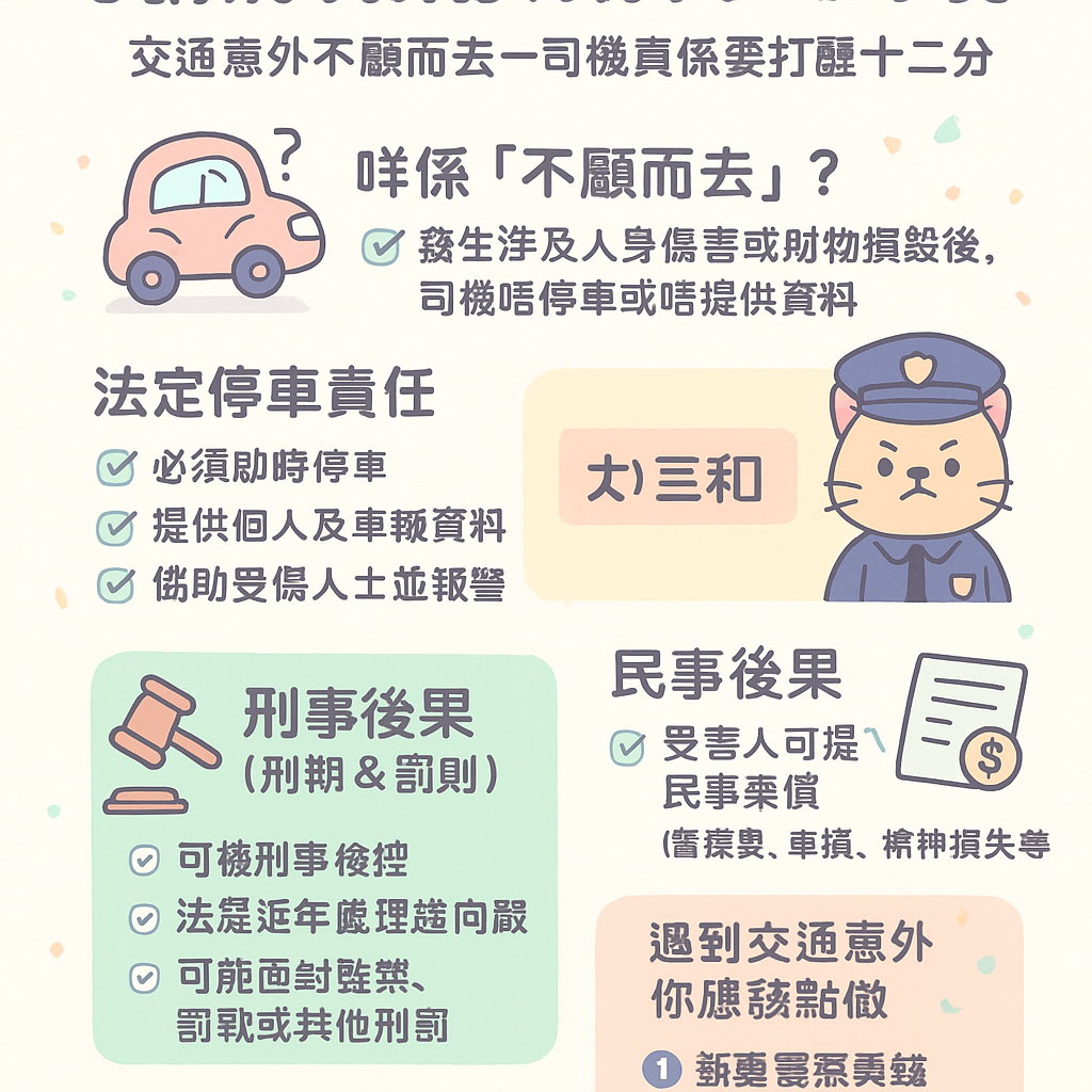 交通意外不顧而去刑罰 - 罰款