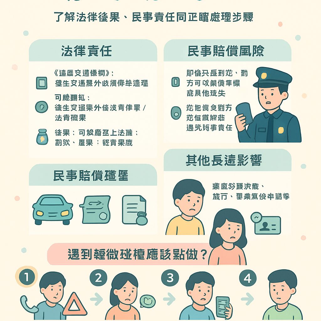 輕微交通意外不顧而去 - 道路安全