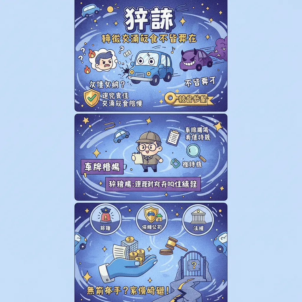 輕微交通意外不顧而去 - 律師