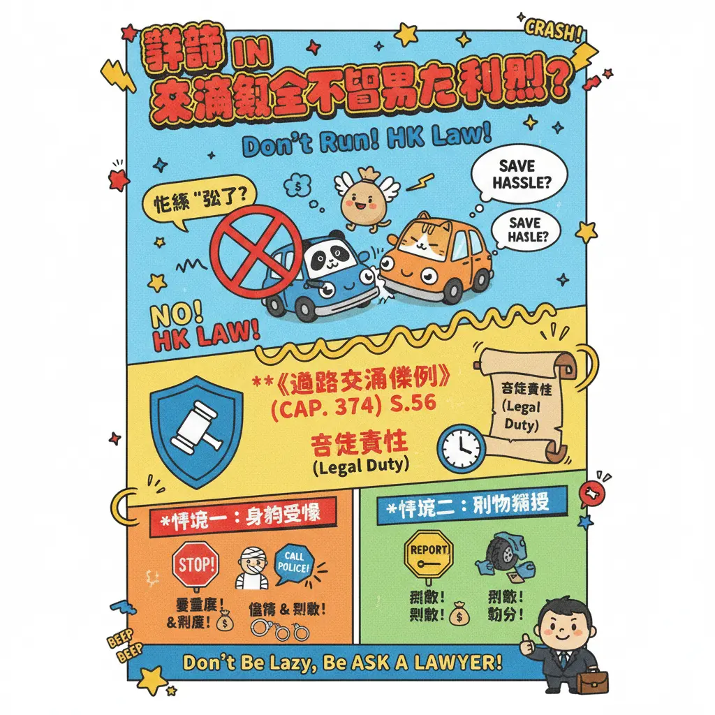 交通意外不顧而去刑罰 - 律師