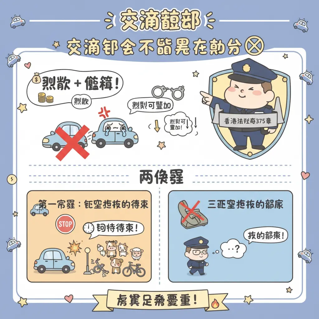 交通意外不顧而去扣分 - 交通總部