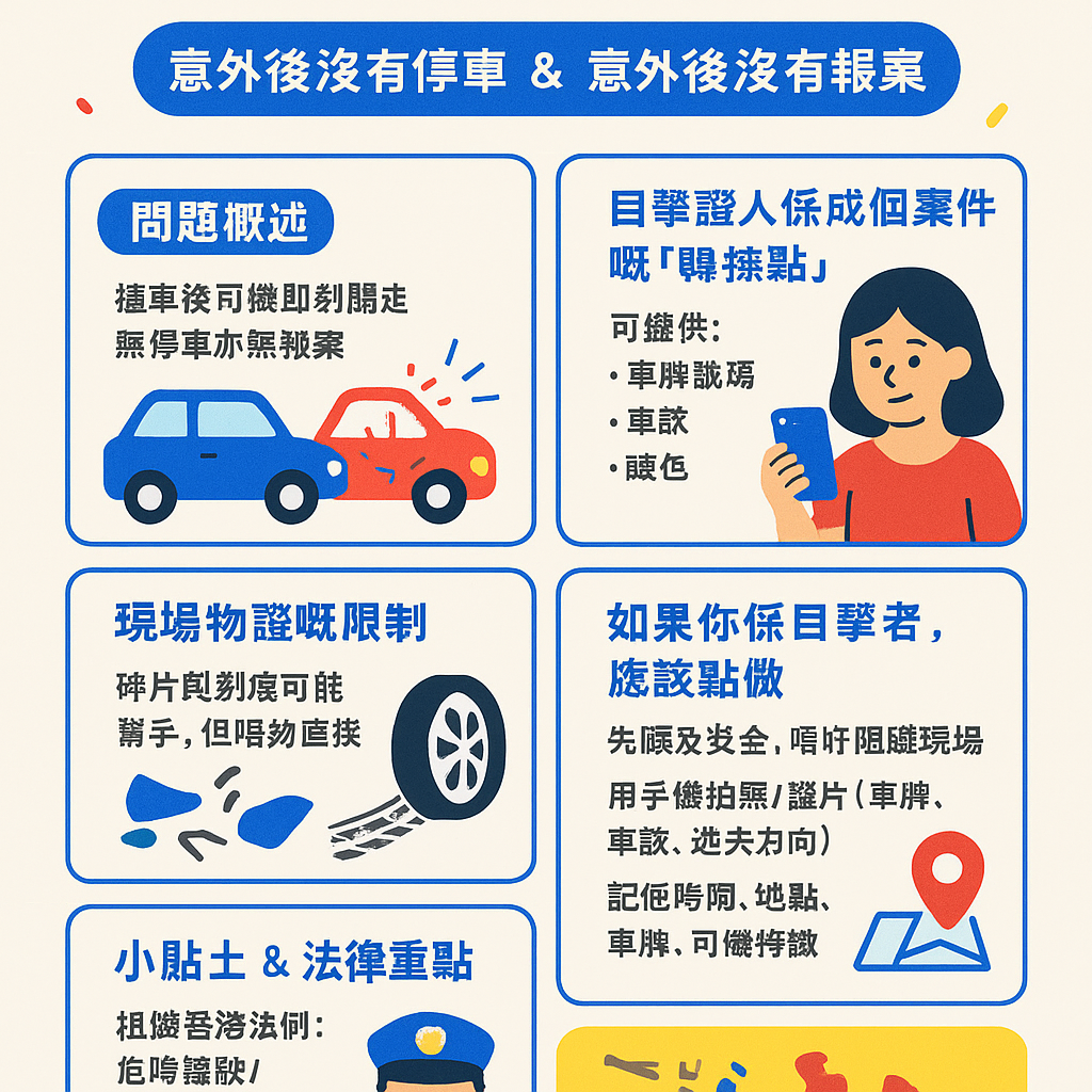 意外後沒有停車及意外後沒有報案 - 法律漏洞