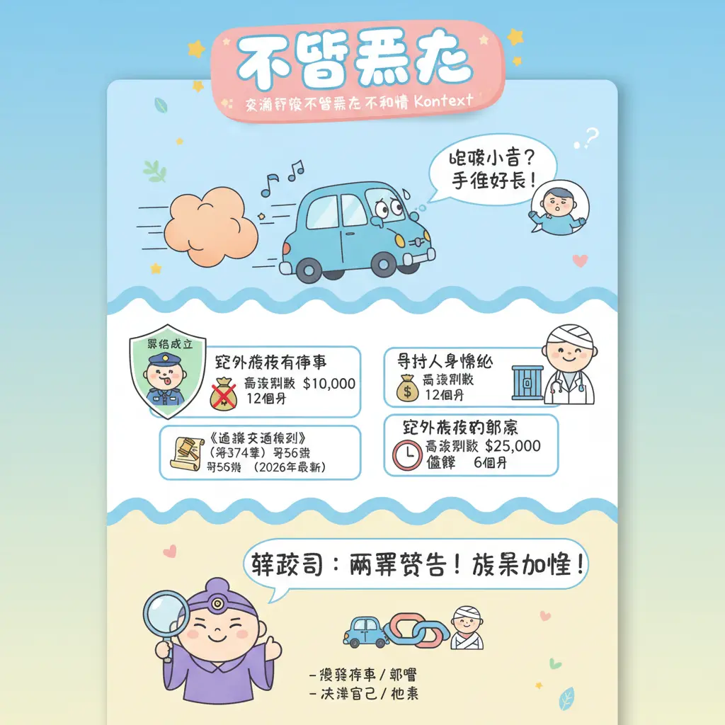 交通意外不顧而去不知情 - 不顧而去