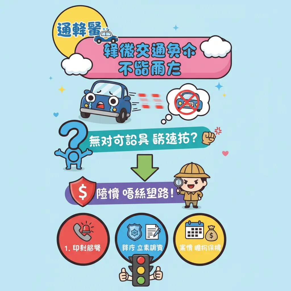 輕微交通意外不顧而去 - 運輸署